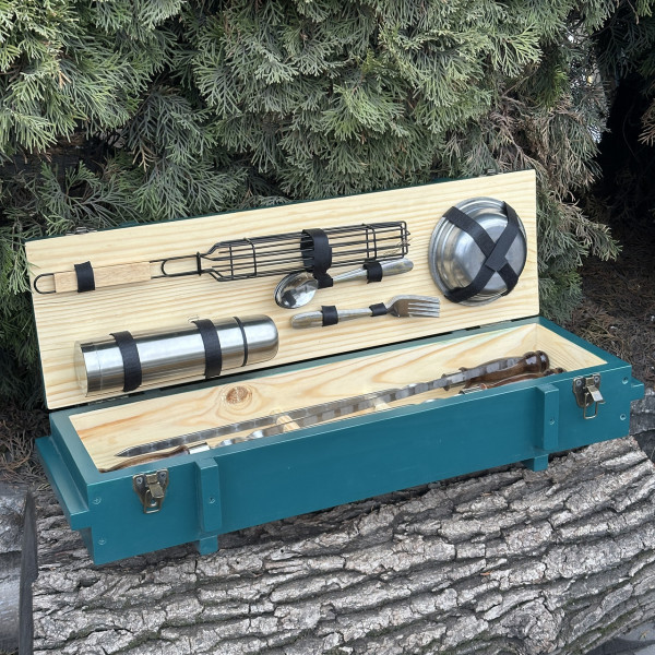 Подарунковий набір Mzavod Комбат бірюзовий