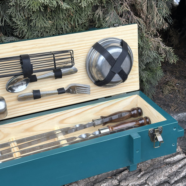 Подарунковий набір Mzavod Комбат бірюзовий