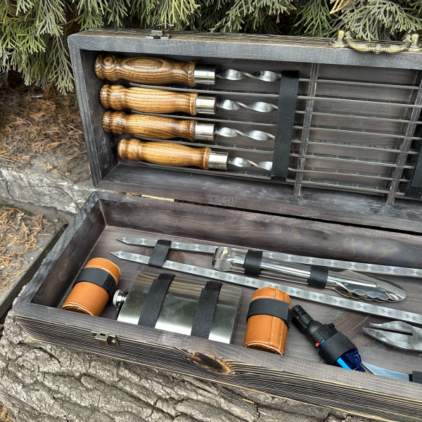 Подарунковий набір Mzavod Мисливець темна текстура