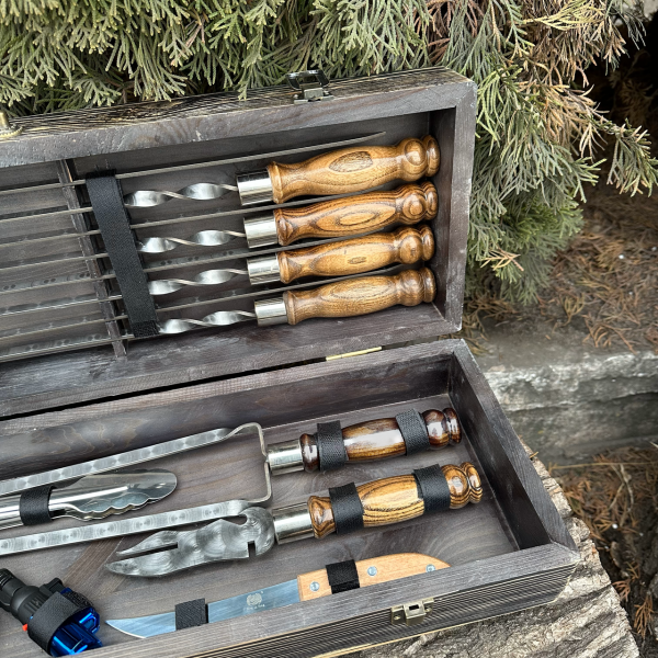 Подарунковий набір Mzavod Мисливець темна текстура