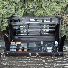 Подарунковий набір Mzavod Пікнік кейс-столик чорний