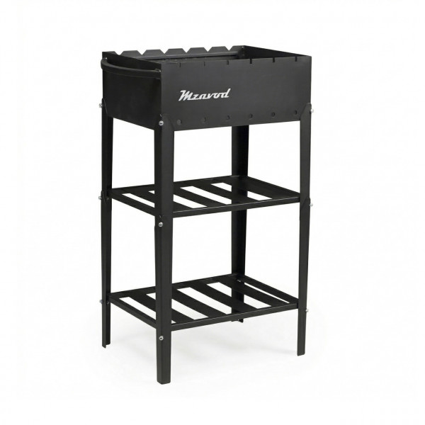 Полиця-дровник Mzavod для мангалу Еней на 6 шампурів