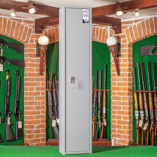 Сейф збройовий ШОЕ-1400, сірий