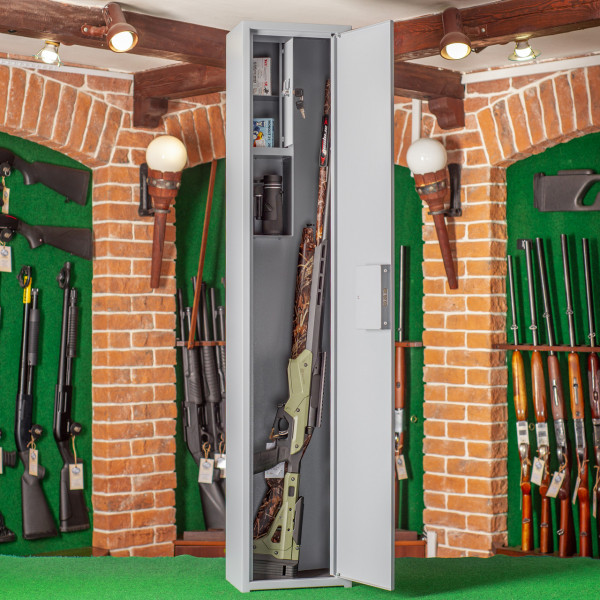 Сейф збройовий ШОЕ-1400, сірий