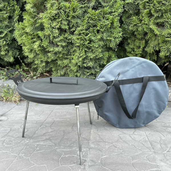 Сковорода з диску Mzavod Фрея 40см з кришкою та чохлом