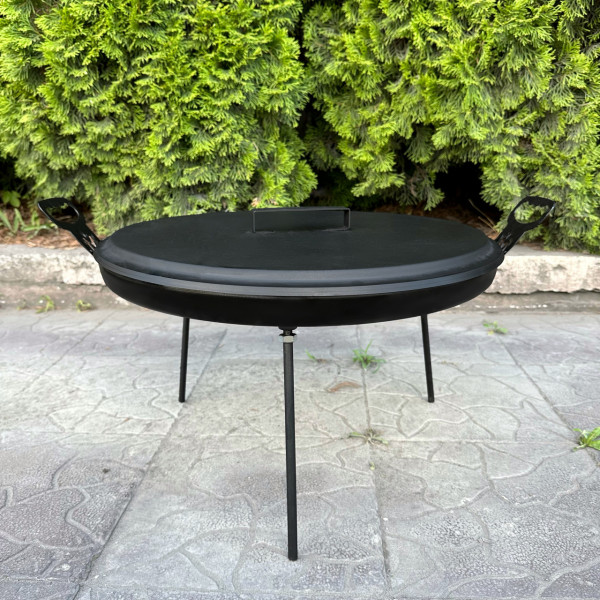 Сковорода з диску Mzavod Фрея 50см з кришкою