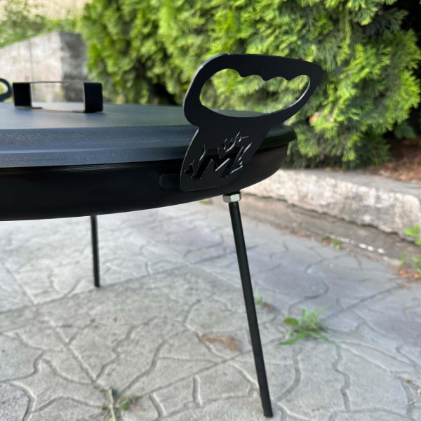 Сковорода з диску Mzavod Фрея 50см з кришкою