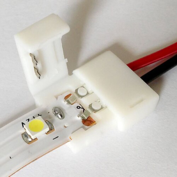 Конектор для свiтлодiодних стрiчок OEM SC-04-SW-8-2 8mm joint wire (затискач-дрiт)
