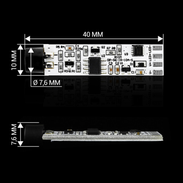Оптичний датчик DP-06-IR-10A-S IR ONOFF торцевий 10А DC12V