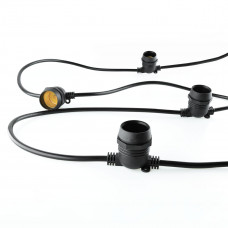 Гірлянда для світлодіодних ламп BIOM GRLD-700 IP67 E27*20, 100W, 10,5м