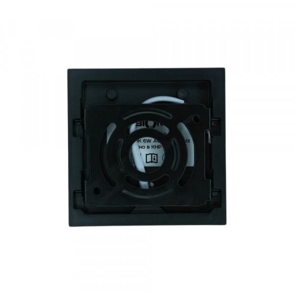 Світильник світлодіодний NL-2-S6-B-5 6Вт квадратний 5000К чорний