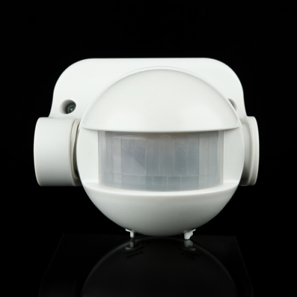 Інфрачервоний датчик руху BIOM IRM-04W max 1200Вт 180°, настінний, білий