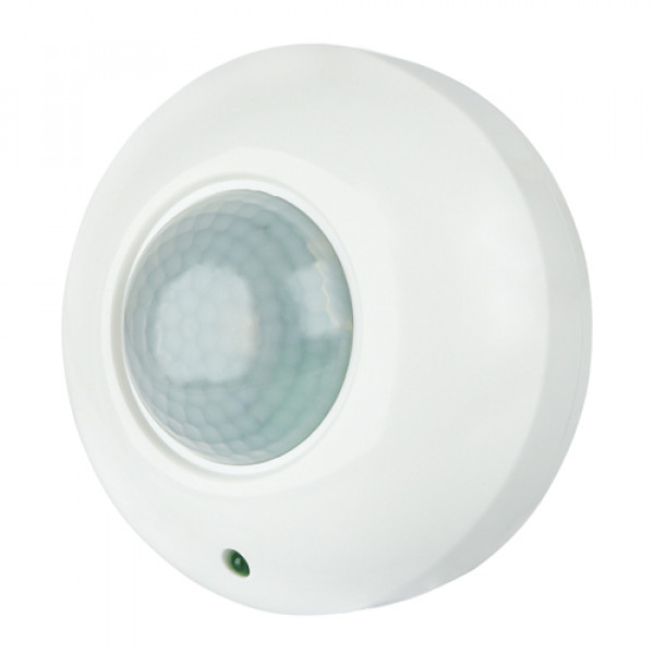 Інфрачервоний датчик руху BIOM IRM-03W max 1200Вт 360°, стельовий, білий