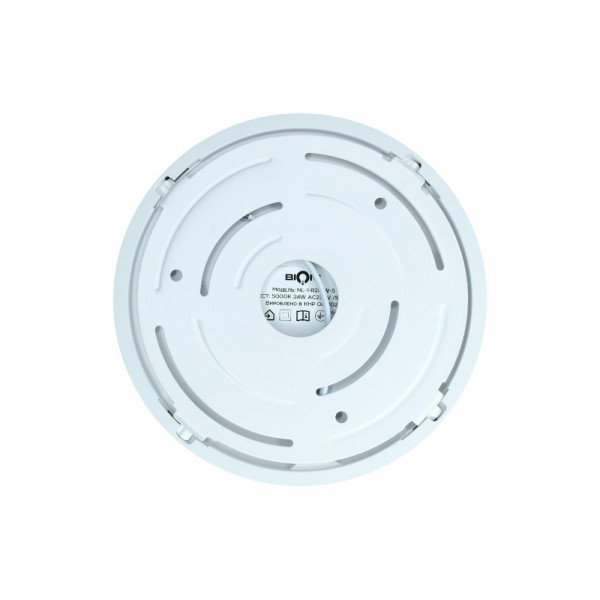 Світильник світлодіодний Biom NL-1-R24-W-5 24w круглый 5000К білий