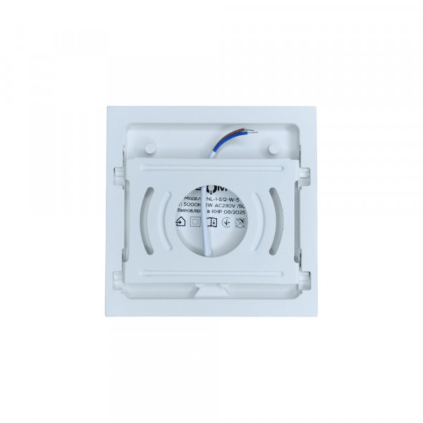 Світильник світлодіодний NL-1-S12-W-5 12Вт квадратний 5000К білий