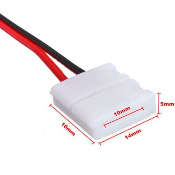 Конектор для свiтлодiодних стрiчок OEM SC-07-SWS-10-2 10mm 2joints wire (дрiт- 2 затискача)