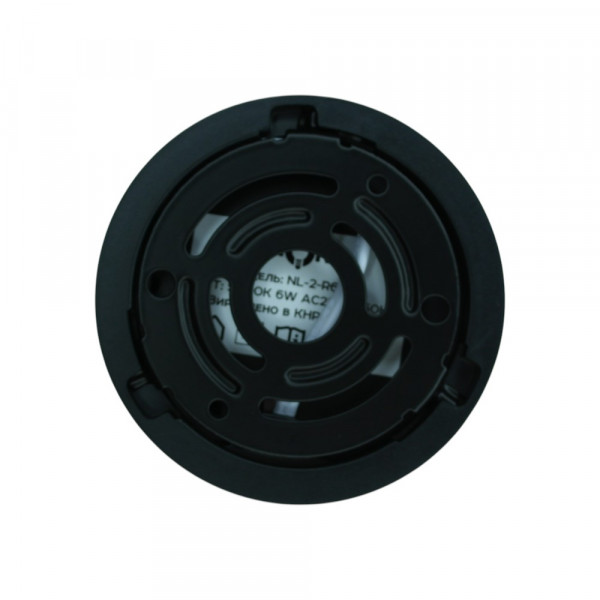 Світильник світлодіодний Biom NL-2-R6-B-5 6Вт круглий 5000К чорний