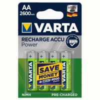 Аккумулятор Varta Rechargeable Accu Endless AA/HR06 Ni-MH 2600 mAh BL 4шт