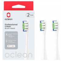 Насадка для зубной электрощетки Oclean P1C1 W02 Professional Clean Brush Head White (2 шт) (6970810553765)