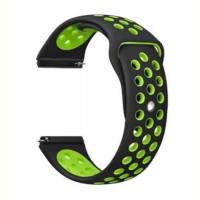 Ремешок BeCover Nike Style для Samsung Galaxy Watch/Active/Active 2/Watch 3/Gear S2 Classic/Gear Sport Black-Green (705694)