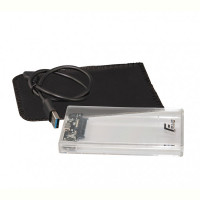 Внешний карман Frime SATA HDD/SSD 2.5", USB 3.0, Plastic, Clear (FHE80.25U30)