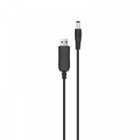 Кабель питания ACCLAB USB - DC (M/M), 5.5х2.1 мм, 9V, 1A, 1 м, Black (1283126552830)