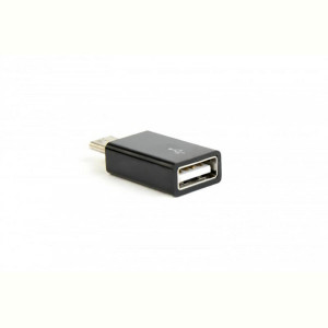 Адаптер Cablexpert USB Type-C - USB V 2.0 (M/F) Black (CC-USB2-CMAF-A) 
