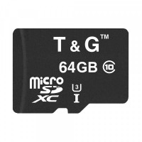 Карта памяти MicroSDXC  64GB UHS-I/U3 Class 10 T&G (TG-64GBSDU3CL10-00)