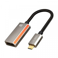 Адаптер Сabletime DisplayPort - USB Type-C (F/M), 0.2 м, Gray (CP16A)