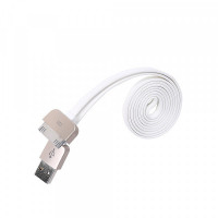 Кабель Remax RC-D002i4 King Kong USB - Apple 30-pin (M/M), iPhone 4/4s, 1 м, White (6954851220886)