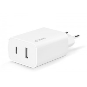 Сетевое зарядное устройство Ttec SmartCharger Duo PD USB-C/USB-A 32Вт White (2SCS24B)