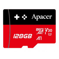 Карта памяти MicroSDXC 128GB UHS-I/U3 Class 10 Apacer (AP128GMCSX10U7-RAGC)