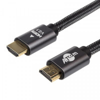 Кабель Atcom Premium HDMI - HDMI V 2.1 (M/M), 2 м, Black (AT23782) пакет
