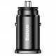 Автомобильное зарядное устройство Baseus Square Metal (2USB, 4.5A) 30W Black (CCALL-AS01)