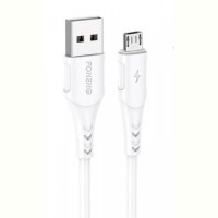 Кабель Foneng X81 1M Cable USB - microUSB 2.1A 1м White (X81-CA-MU)