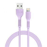 Кабель ACCLAB AL-CBCOLOR-L1PP USB - Lightning (M/M), 1.2 м, Purple (1283126518218)