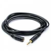 Аудио-кабель Atcom 3.5 мм - 3.5 мм (M/F), 7.5 м, Black (11056)