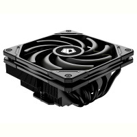 Кулер процессорный ID-Cooling IS-55 Black, Intel: 1700/1200/1151/1150/1155/1156, AMD: AM5/AM4, 120х120х55 мм, 4-pin PWM