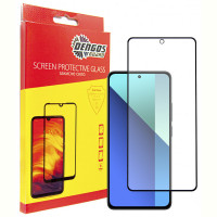 Защитное стекло Dengos для Xiaomi Redmi Note 13 4G Black Full Glue (TGFG-346)