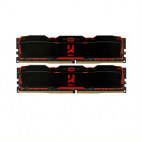 Модуль памяти DDR4 2x8GB/2666 GOODRAM Iridium X Black (IR-X2666D464L16S/16GDC)