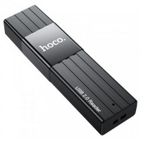 Кардридер USB2.0 Hoco HB20 Black (HB20U2)