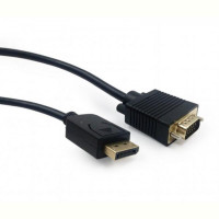 Кабель Cablexpert DisplayPort - VGA (M/M), 1.8 м, черный (CCP-DPM-VGAM-6) пакет