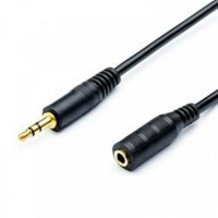 Аудио-кабель Atcom (16847) mini-jack 3.5мм(M)-mini-jack 3.5мм(F) 1,8м пакет (Удлинитель)