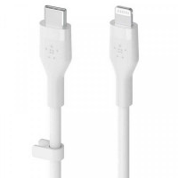 Кабель Belkin BoostCharge Flex Lightning-USB Type-C, 1 м White (CAA009bt1MWH) OEM