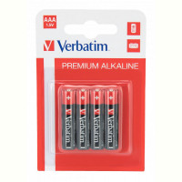 Батарейка Verbatim Alkaline AAA/LR03 BL 4шт