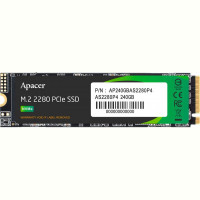 Накопитель SSD  240GB Apacer AS2280P4 M.2 2280 PCIe 3.0 x4 3D TLC (AP240GAS2280P4-1)