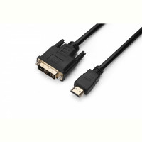 Кабель Prologix Premium HDMI - DVI V 1.3 (M/M), Single Link, 18+1, 0.5 м, Black (PR-HDMI-DVI-P-01-30-05m)