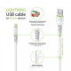 Кабель Intaleo CBFLEXL2 USB-Lightning 2м White (1283126521416)