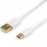 Кабель Atcom USB-C-Lightning, 2.4 А, 0.8м, White, блистер (A15277)