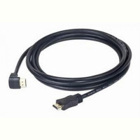 Кабель Cablexpert HDMI - HDMI V 1.4 (M/M), вилка/угловая вилка, 3 м, черный (CC-HDMI490-10) пакет